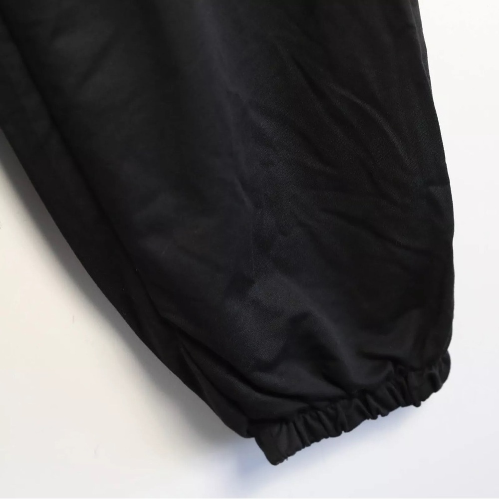Black Sweatpants loungewear athleisure XXL 1X comfy casual minimalist joggers - Picture 4 of 8